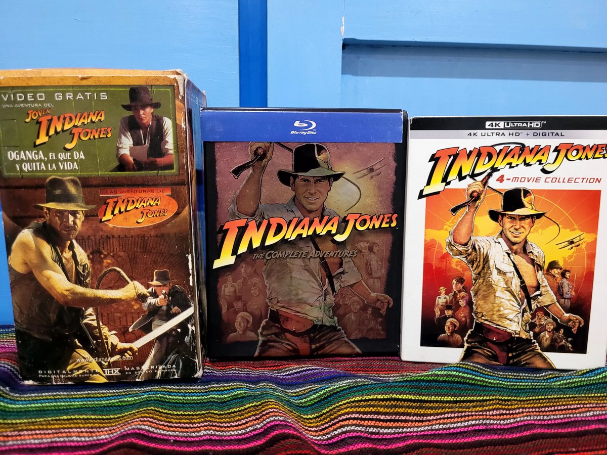 rulolobo's tweet photo. Preparando nuevo video...
#IndianaJones #BluRay #Coleccion https://t.co/9Qhanp38OW