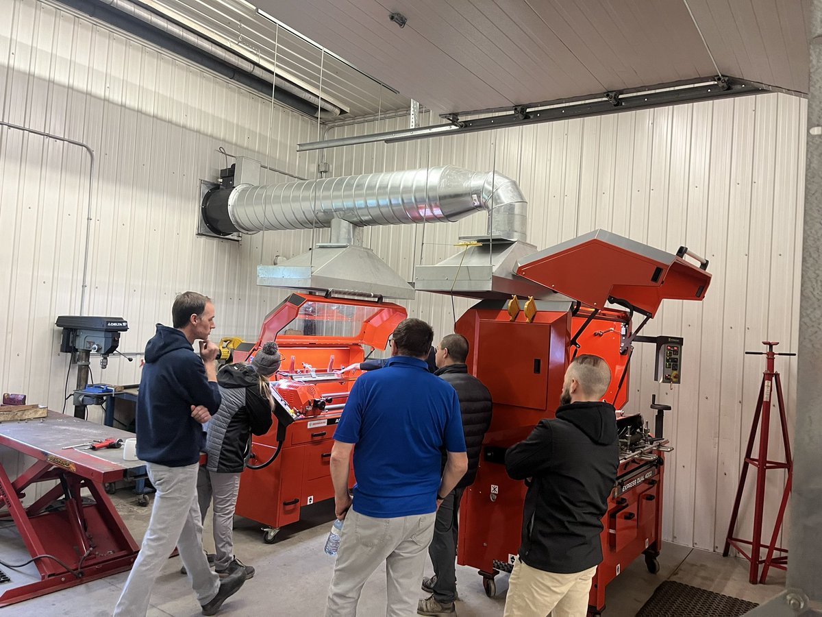 It’s great to sell a product that you know the manufacturer stands behind. Thanks to the @BernhardCompany for sending @TommyRichey up for Grinder installs. The past few days have been all about the customer and we @gc_duke appreciate your expertise and values.