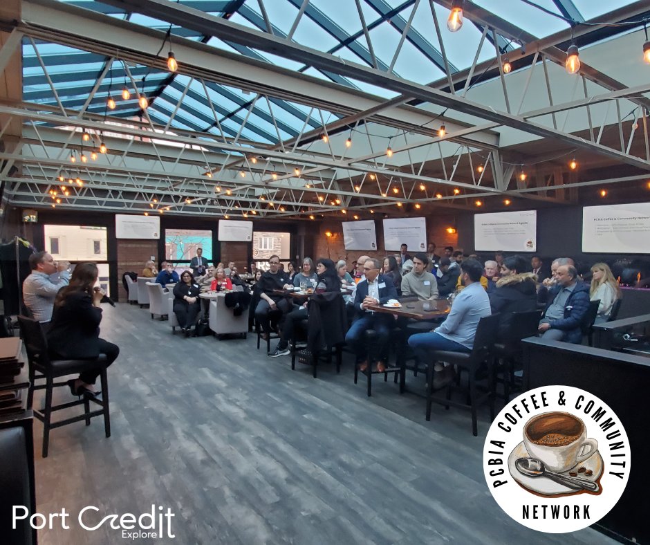 Thank you to everyone who attended the PCBIA Coffee & Community Network meeting this morning with Small Business Minister Rechie Valdez who helped empower small businesses #INThePort! Stay tuned for events & programs by joining our newsletter or following @portcreditbia.