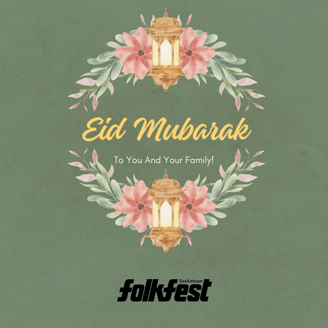 May your Eid celebration be full of love, laughter and light. 
#Eid #culture #YXE