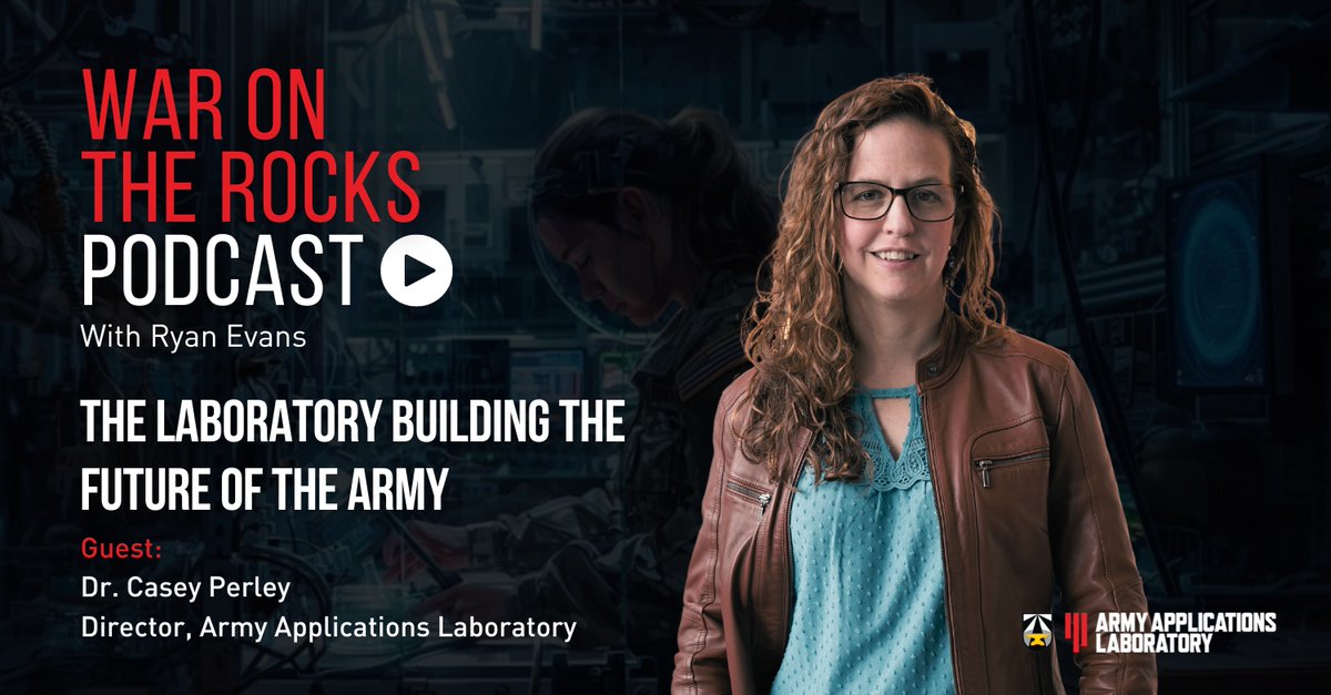 This week, our director sat down with Ryan Evans from the @WarOnTheRocks podcast. Listen to their discussion about deadly germs, AAL's mission to break down barriers to working with the DoD, flexible funding, and Soldier integrated design. 🎧 hubs.la/Q02rTPyZ0