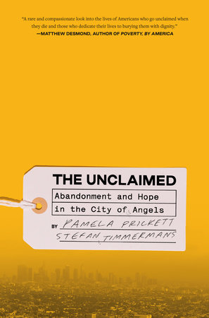 @pamelajprickett & @StefanTimmerma6 will be at IPK this Monday (5:30 PM) to discuss their new book The Unclaimed: Abandonment and Hope in the City of Angels with @emilybazelon. @CrownPublishing RSVP: ipk.nyu.edu/events/book-ta…