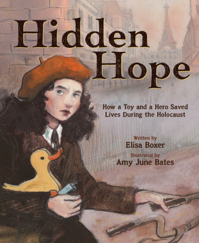 HIDDEN HOPE, a skillfully-told, tension-packed true story by @eboxer and #amyjunebates abt unsung hero- Jewish Parisian teen Judith Geller, who risked all to help Jewish families hide their identities in WWII. Shows kids how young people can make a difference. #Holocausteducation