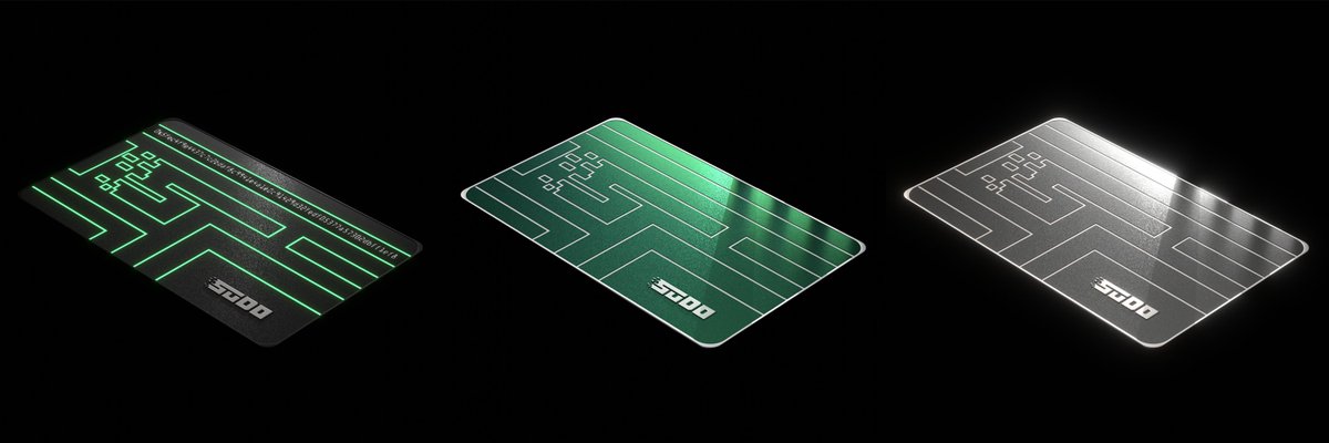 The S Card created in partnership between Sudo Finance and Studio Mirai is minting in a few hours! 

Mint: scard.sudo.finance/scard I am always surprised with how wide range our artist,

@_smsteven's art style is, he's really good at making things look shiny.