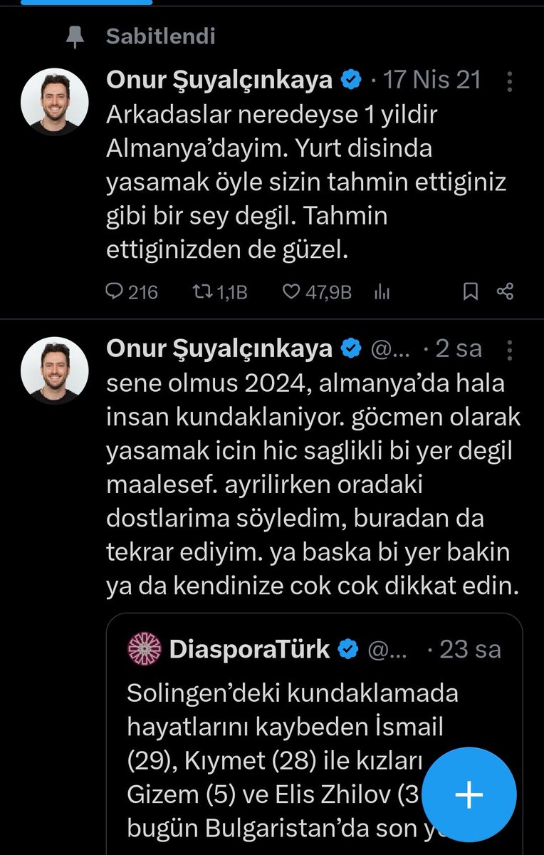 İnsanlar bazen sığ deneyimler üzerine büyük yorumlar yapıyor. Burada bir yorum okurken hep bu tweeti hatırlayın.