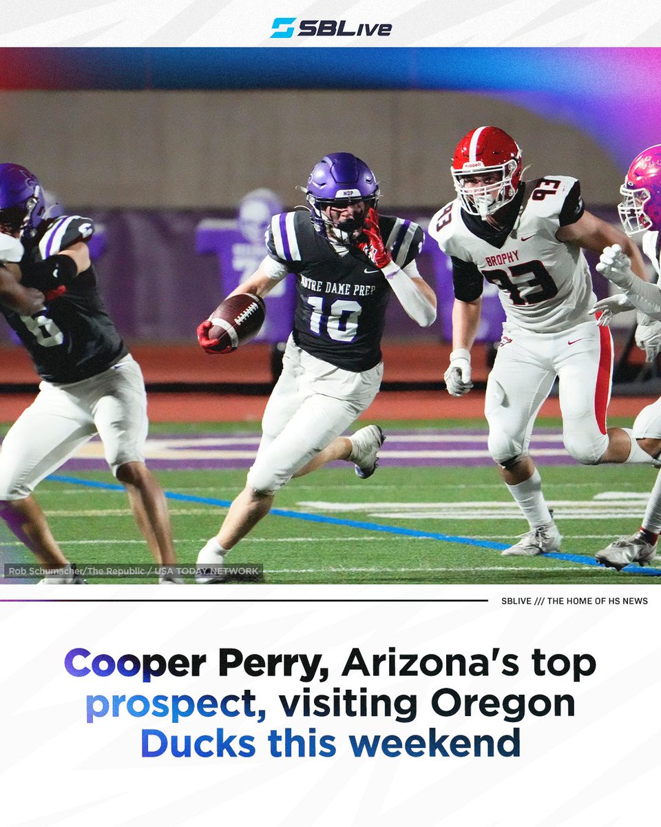 Oregon is doing what the Ducks do and is preparing for another top receiver to take campus: 4⭐️ @Cooper_Perry06 will be in Eugene this weekend 👀🦆🏈 highschool.athlonsports.com/recruiting/202…