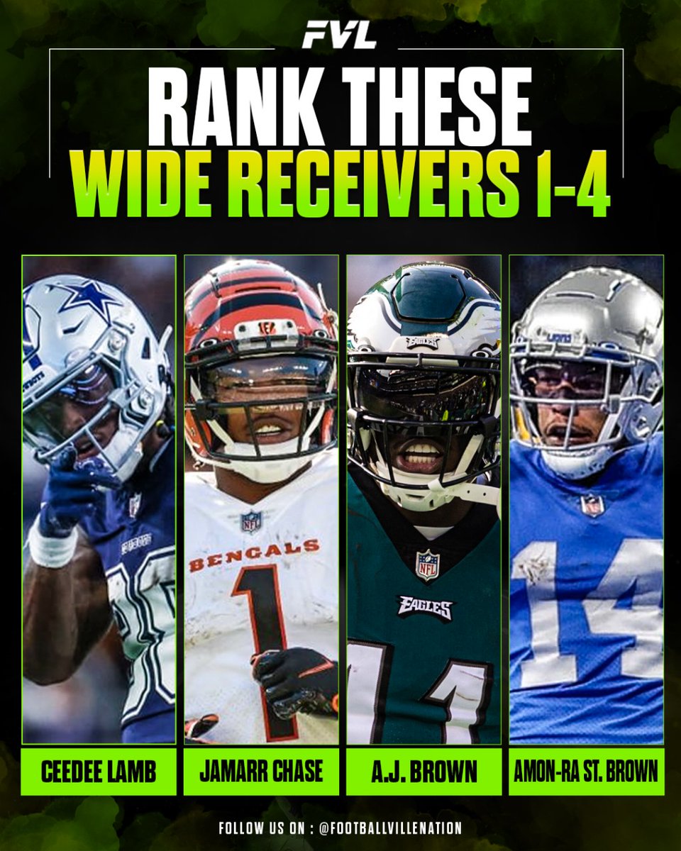 Footballville's tweet image. Who you got 1-4 👇🏽

#AFCBettingOdds #NFLBets #FootballOdds #SportsBetting #AFCChampionship #FootballSeason2024 #AFCPredictions #BetOnAFC #AFCFootball #ProFootballOdds #TeamOddsAFC #AFCWinners #BettingStrategy #SportsbookAFC #AFCBettingTips #NFLAFC #AmericanFootballConference