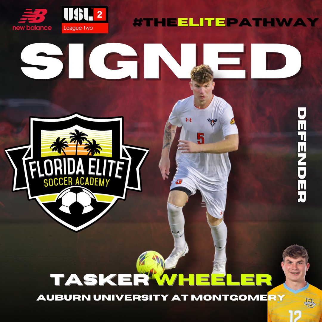 Adding to the backline👏

The 6'1 Centerback joins Florida Elite after stints with DC United's DA and Marquette University, before most recently competing for Auburn University of Montgomery!

Welcome to Florida Elite, Tasker!☀️🌴

#WeAreFloridaElite #theELITEpathway