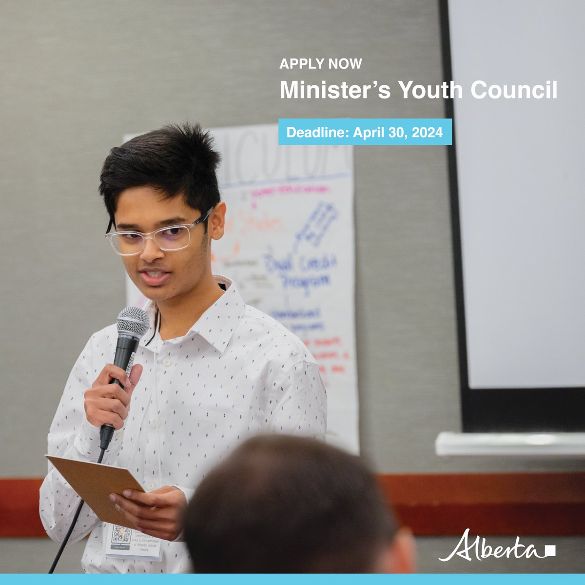 The deadline for applications for the Minister’s Youth Council is only 26 days away! Be part of a diverse, engaged group of young Albertans who make positive contributions to our education system. Apply today: alberta.ca/student-engage… #AbEd