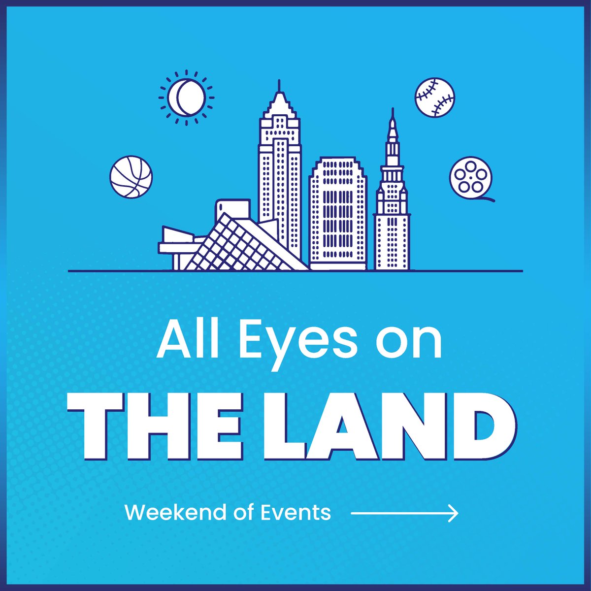 All 👀 on CLE! There are so many exciting events & activities taking place in Cleveland this weekend! ⬇️Check them out below⬇️