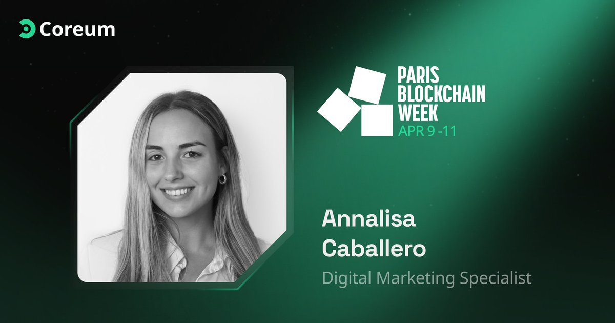 Crypto_Annalisa's tweet image. Excited to be a part of @ParisBlockWeek with #Coreum 🇫🇷!

At the @CoreumOfficial Foundation, we are spearheading the development of lightweight &amp;amp; scalable infrastructure solutions tailored to a wide range of tokenization needs.

See you in Paris!

#BlockchainWeek #BuildOnCoreum