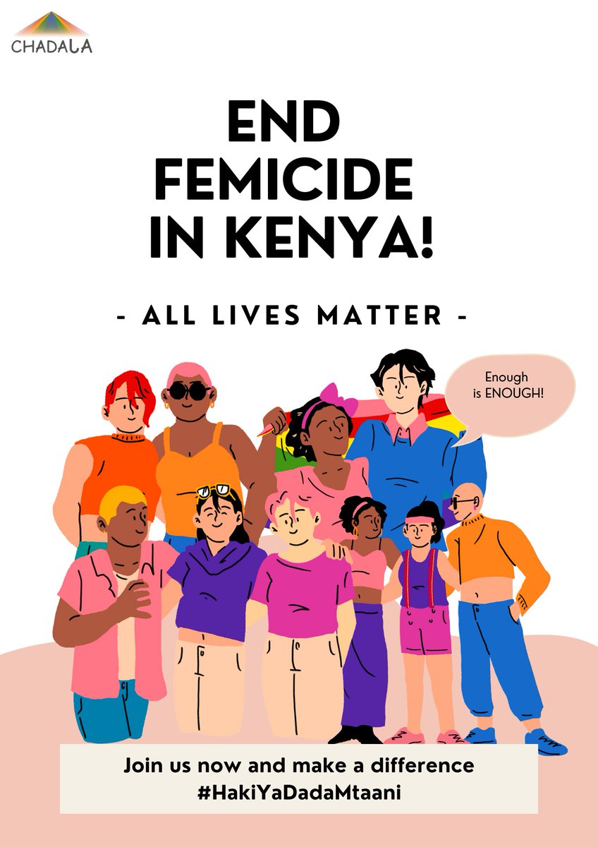 The rising wave of sexual & gender based violence targeting sexual minority women has sparked the attention of many human rights activists,SOGIE organizations & individuals both locally & nationally,demanding swift & effective action from the Kenyan Government. #HakiYaDadaMtaani