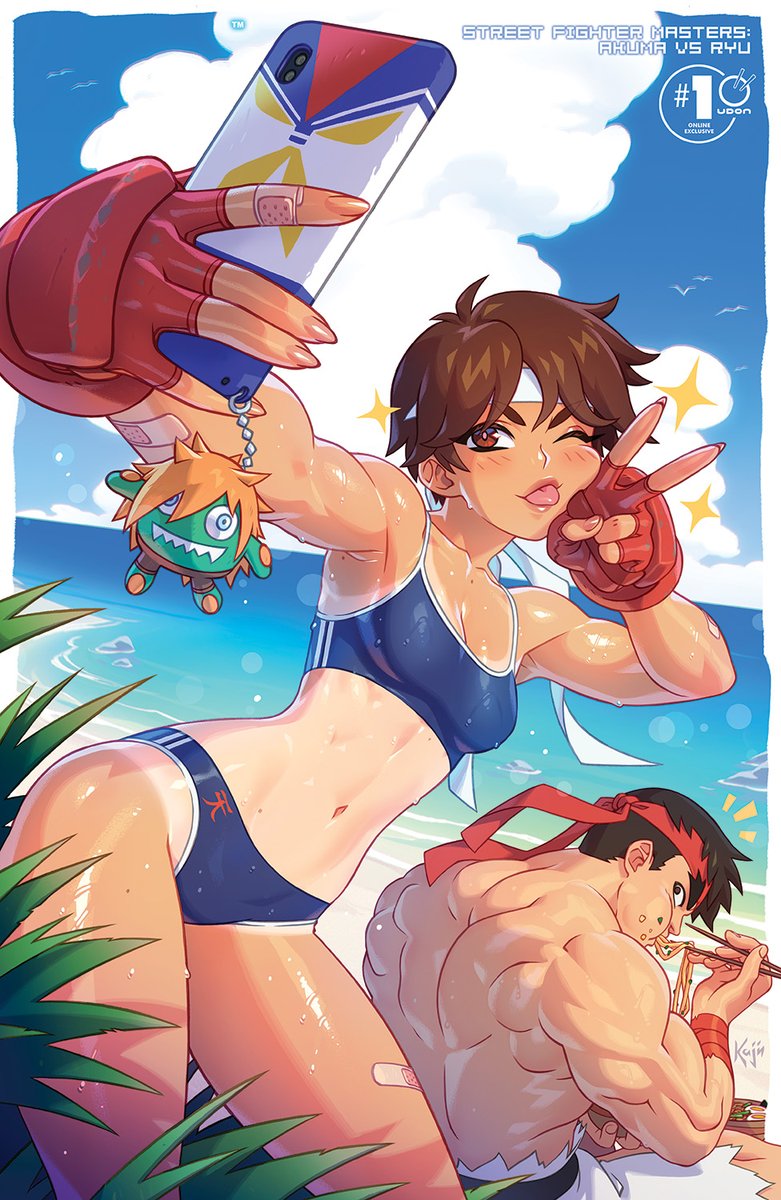 ✨Street Fighter Masters: Akuma VS Ryu #1 pre-orders are NOW SHIPPING!✨ The stock for the CVR X2 Sunburned Sakura Online Exclusive by Kajin-Man @kajin_man is running low! This cover is limited to 250 copies! Get your copy before it's gone, shop the UDON Store today! ⛱☀👙…