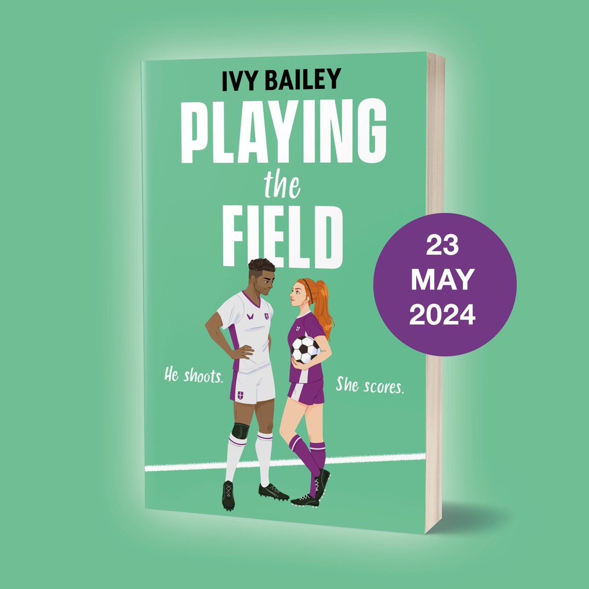 📚✨ COVER REVEAL ✨📚 Getting ready to cheer on the Lionesses tonight? 🦁 Why not kick off the excitement with the cover reveal of 'Playing the Field' by Ivy Bailey! ⚽️ Coming 23rd May...❤️ #CoverReveal #YA #PlayingTheField