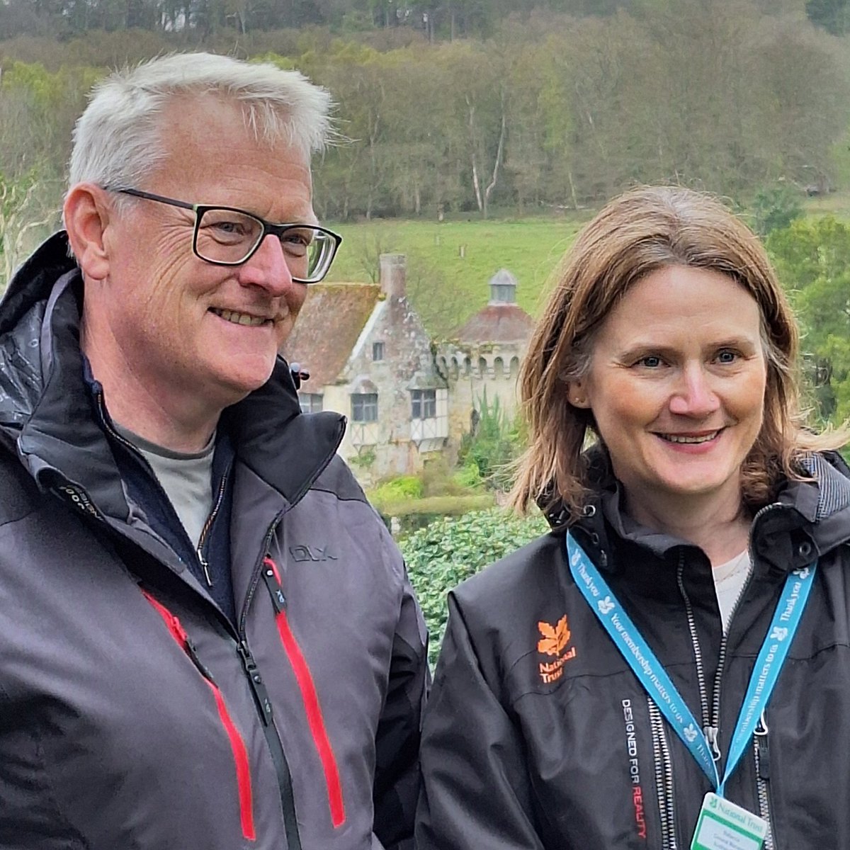 Lovely to welcome Rob Smith to Scotney today to record interviews for podcast 'Talk on the Wild Side'. Can't wait to hear the full programme later this month. #nature #conservationgrazing #sssi #scotneycastle #kwt #conservation #environment @southeastNT @KentWildlife