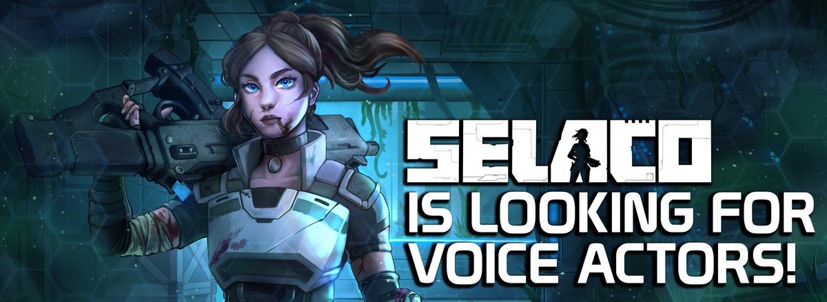 ATTENTION ALL #VoiceActors! Selaco is looking for a wide cast of voice actors to voice numerous friendly NPCs. This could range from calming commercial voices to frightened civilians or heroic soldiers. Anything goes; variety is high. More information below!