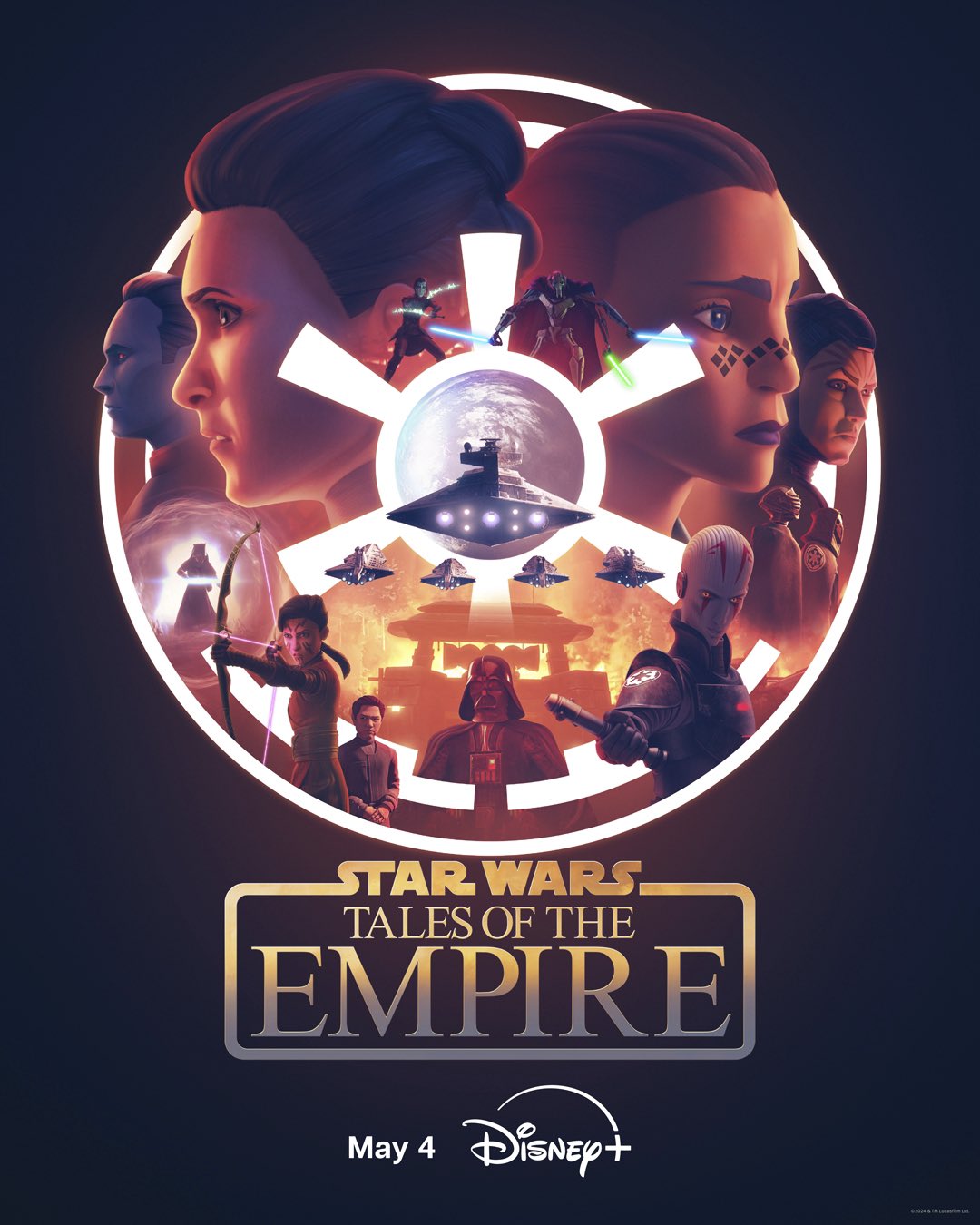 Star Wars Tales of the Empire poster op Disney Plus België