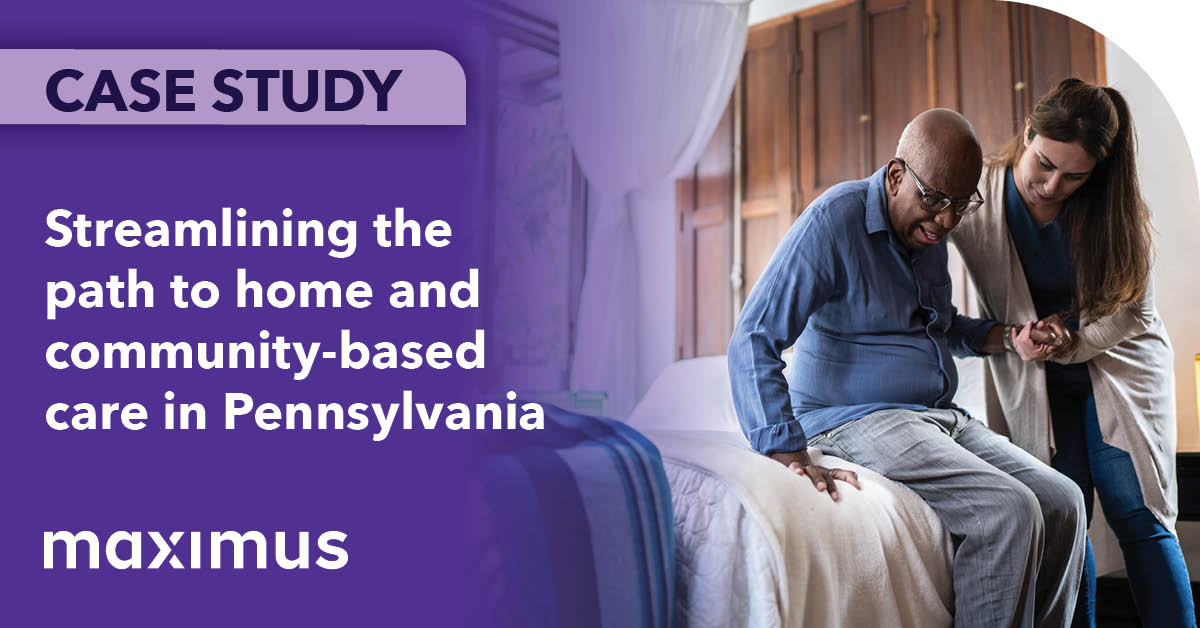 Maximus_news's tweet photo. 90 to 26 days. That’s how much we shortened a complicated 13-step waiver application process. Now older adults and people with disabilities can access the care they need in the right care setting, faster.
Read more: https://t.co/PN1cfjWw1q
#StateHIT https://t.co/sVm3NSapyX
