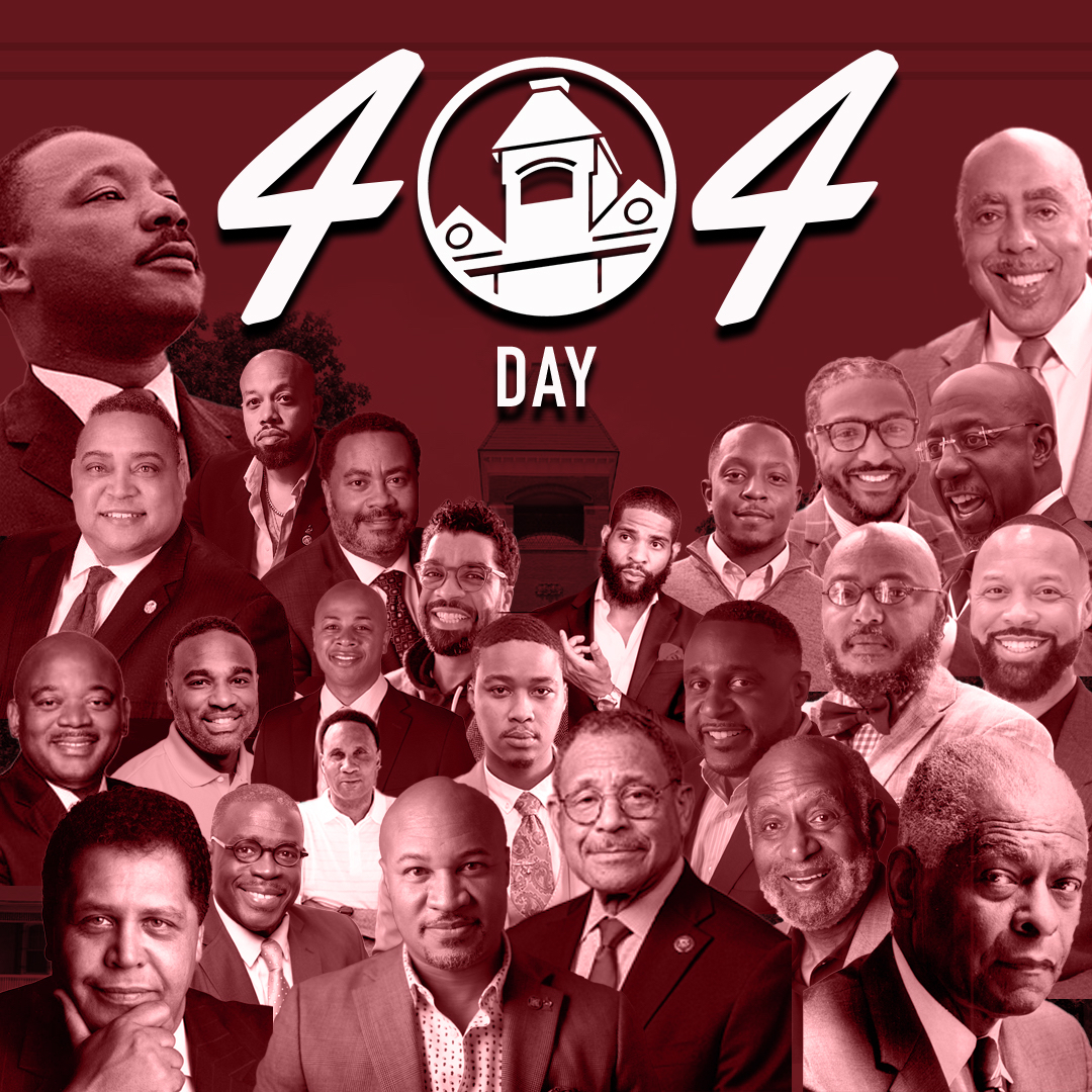 Happy #404Day, Atlanta! Morehouse is happy to have called this city home since moving from Augusta in 18xx! Shoutout to all the alum who made Atlanta their home and city of impact in every sector, too ✊🏽🏠