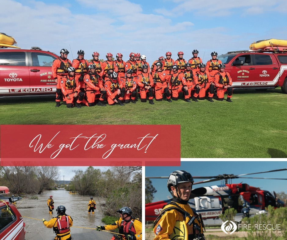 Thanks to a $50K grant from the San Diego River Conservancy, we can provide a second set of drysuits for @sandiegofiredept lifeguards. By replacing worn-out gear, we're minimizing their exposure to potential hazards and ensuring they can carry out their duties safely. Did you k…