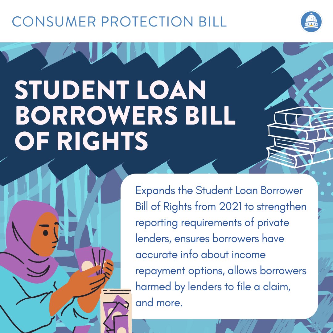Today, the Senate passed the Consumer Protection Omnibus which includes my bill to expand the Student Loan Borrowers Bill of Rights. It’s time to hold loan servicers accountable for their predatory practices.