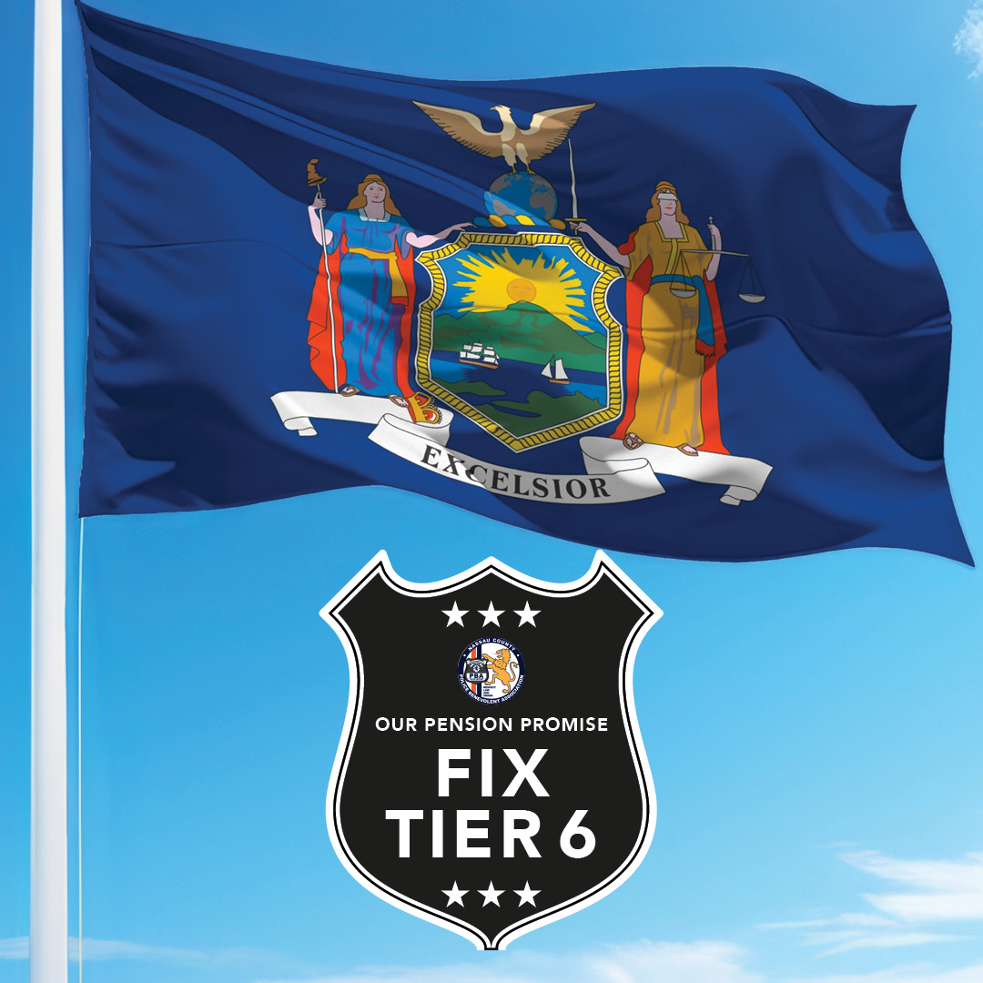 Protecting the people and laws of NYS are what every police officer swears an oath to uphold. Fixing Tier-6 is a step toward showing them how much their sacrifice is recognized! Let @GovKathyHochul know you want her to support Tier-6 Pension Reform in the NYS budget!