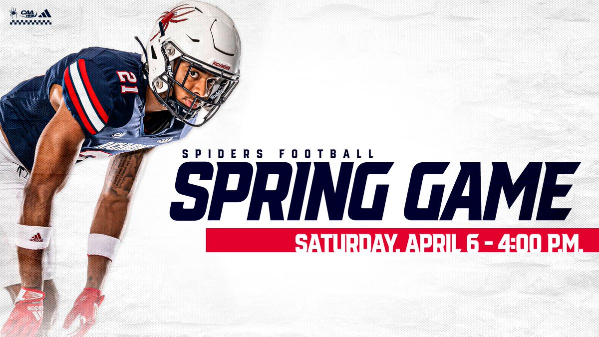 See you at Saturday's spring game! 📰: spides.us/3J7vXT4 📺: spides.us/3U1JMZo #OneRichmond