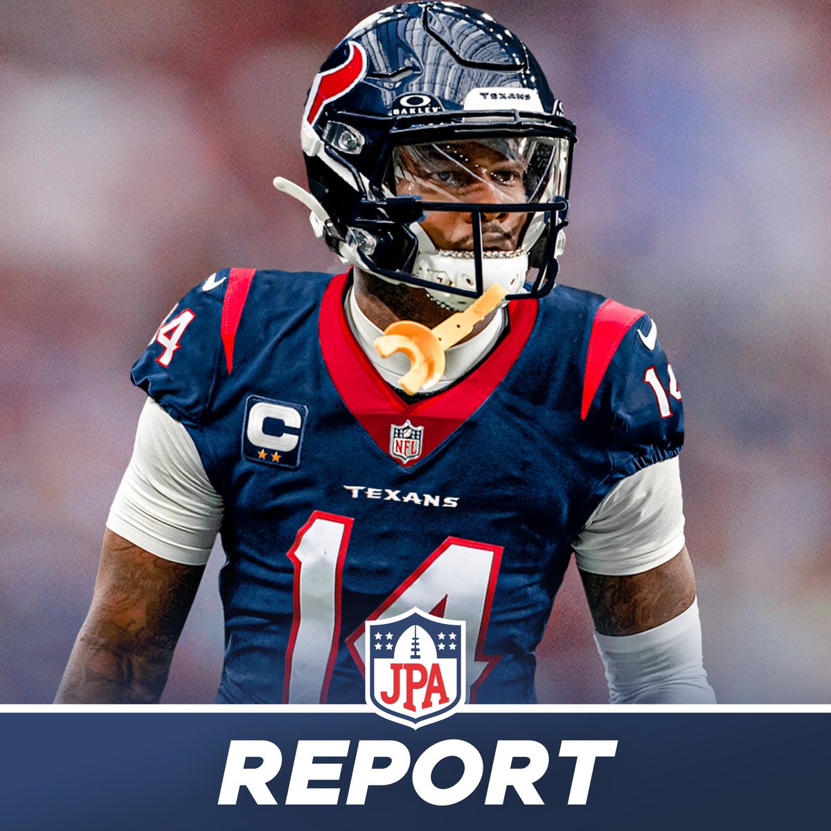 jasrifootball's tweet photo. 𝗥𝗘𝗣𝗢𝗥𝗧: The #Texans have agreed to wipe out the remaining years of Stefon Diggs’ contract, making him a free agent next year, per @AdamSchefter 

So, Diggs could potentially sign with a different team next year if things don’t work out, and the Texans could get a compensatory draft pick.

(📷: @The33rdTeamFB)