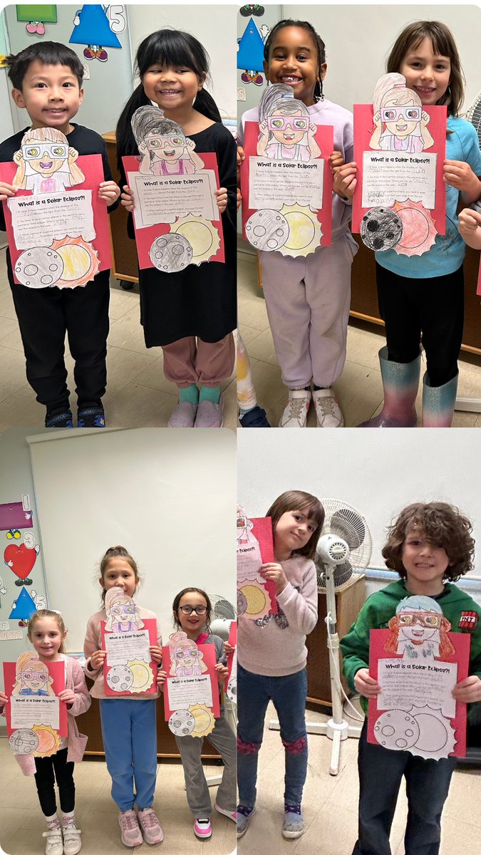 Grade 1 Ss learned all about the solar eclipse! <a href="/Ms_Lis29/">Ms.Lis</a> 🌘 #SolarEclipse2024