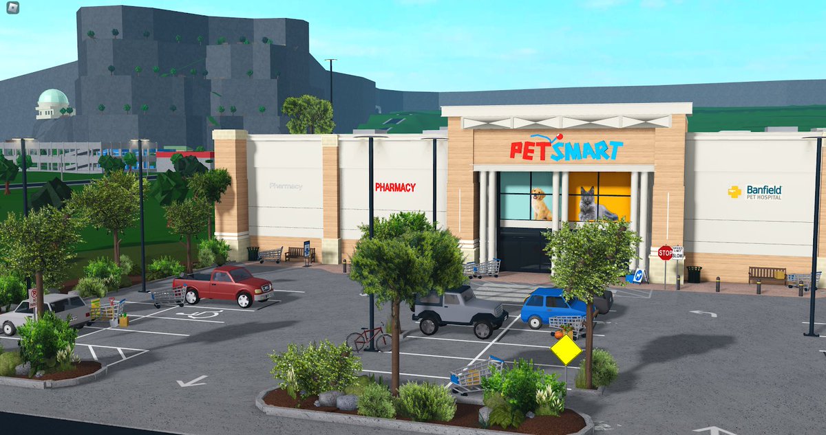 Grab your shopping bags, and your pets and stop by your local petsmart in bloxburg! 🐶 🐱 🦴🥏⛳️ Exterior- 1.1mil 📸- @WolfsInGucci #roblox #bloxburg @itsakeilayt @AshleyTheUni @BramPeee @heybloxburg @FroggyHopz_RBLX 🦜