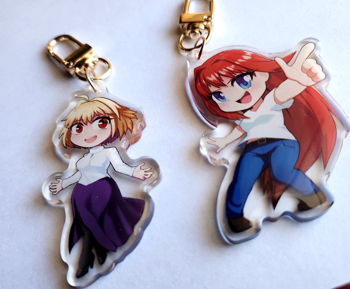 linkxs's tweet image. Just added these Melty Blood keychains to my etsy etsy.me/3J4QUOj