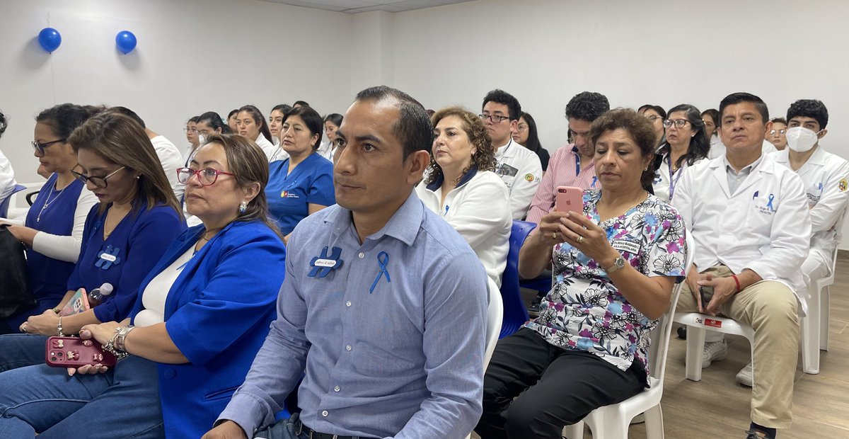 HIAyoraLoja's tweet photo. #ElNuevoEcuador | 
En conmemoración al Día Mundial de la concientización del #Autismo el @HIAyoraLoja desarrolló una capacitación dirigida al personal hospitalario. El objetivo, sensibilizar, conocer y garantizar un diagnóstico y tratamiento oportuno. https://t.co/63BWeSqVgk