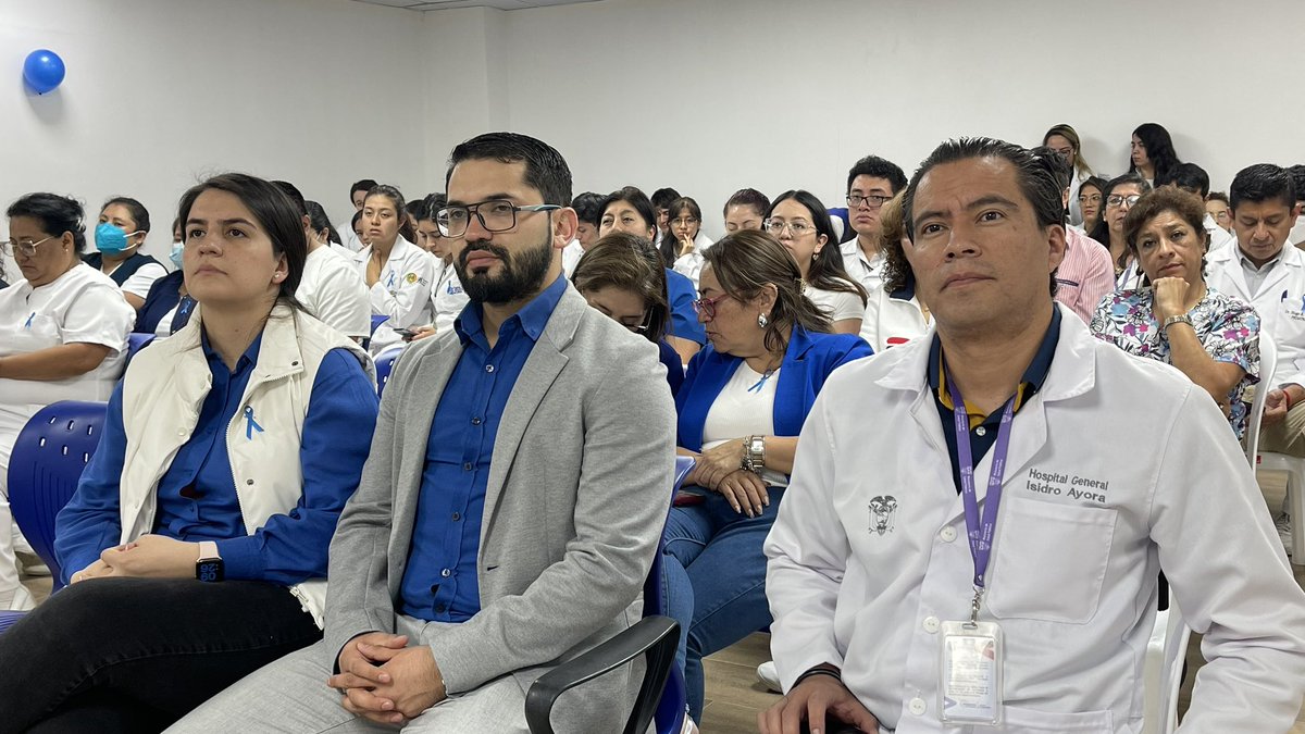 HIAyoraLoja's tweet photo. #ElNuevoEcuador | 
En conmemoración al Día Mundial de la concientización del #Autismo el @HIAyoraLoja desarrolló una capacitación dirigida al personal hospitalario. El objetivo, sensibilizar, conocer y garantizar un diagnóstico y tratamiento oportuno. https://t.co/63BWeSqVgk