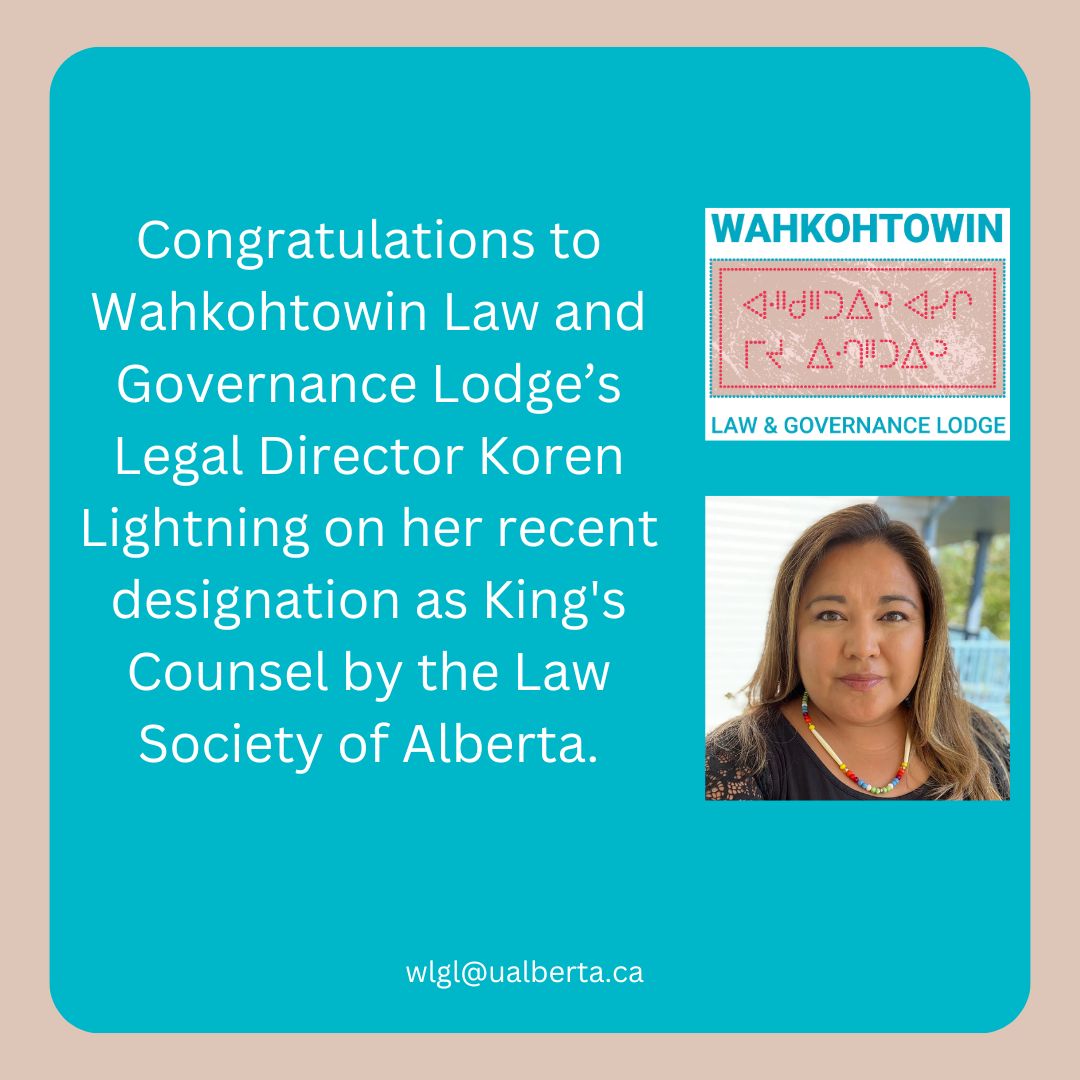 Wahkohtowin Law & Governance Lodge (@wahkohtowin) on Twitter photo 2024-04-04 20:13:45