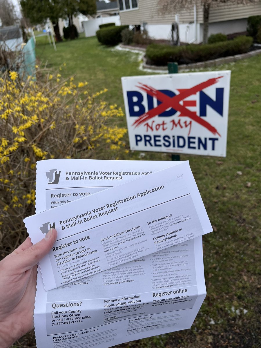 Spent the afternoon knocking on doors in Matamoras, PA. 

Let me tell you — this is Trump country. 

If you live in Pike County, we would love to welcome you to our team. We are working across Pennsylvania’s 67 counties.