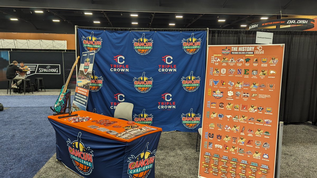 We are excited to be here in Phoenix for the Final Four and the NABC Convention! Come stop by and say hi to us at booth 517! #CancunHoops