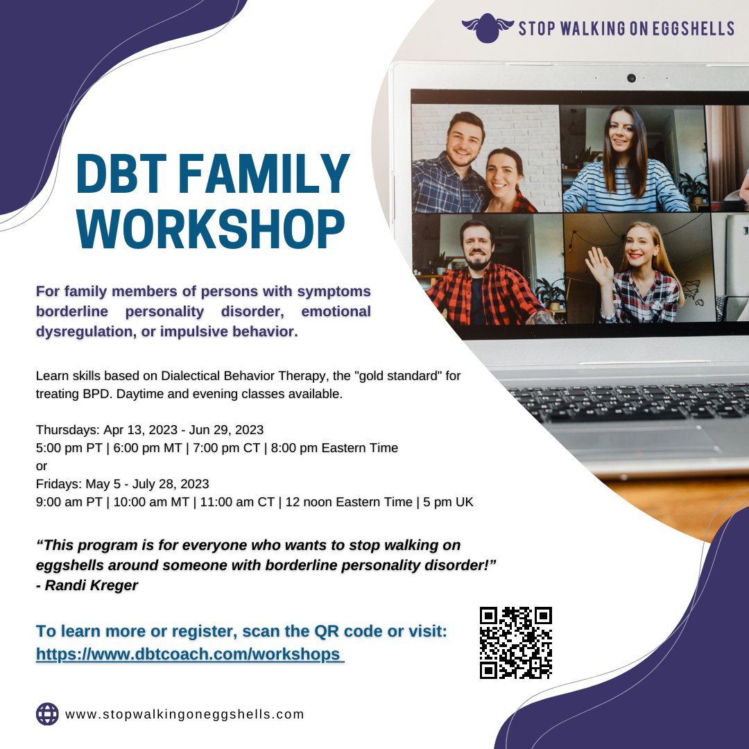 Empowerment through Skills: Join us for a  transformative journey at our Dialectical Behavior  Therapy (DBT) workshop, where resilience,  self-awareness, and growth converge.  

#BorderlinePersonalityDisorder #BPD #RandiKreger  #MentalHealthAwareness #DBT #DBTskills  #DBTworkshop