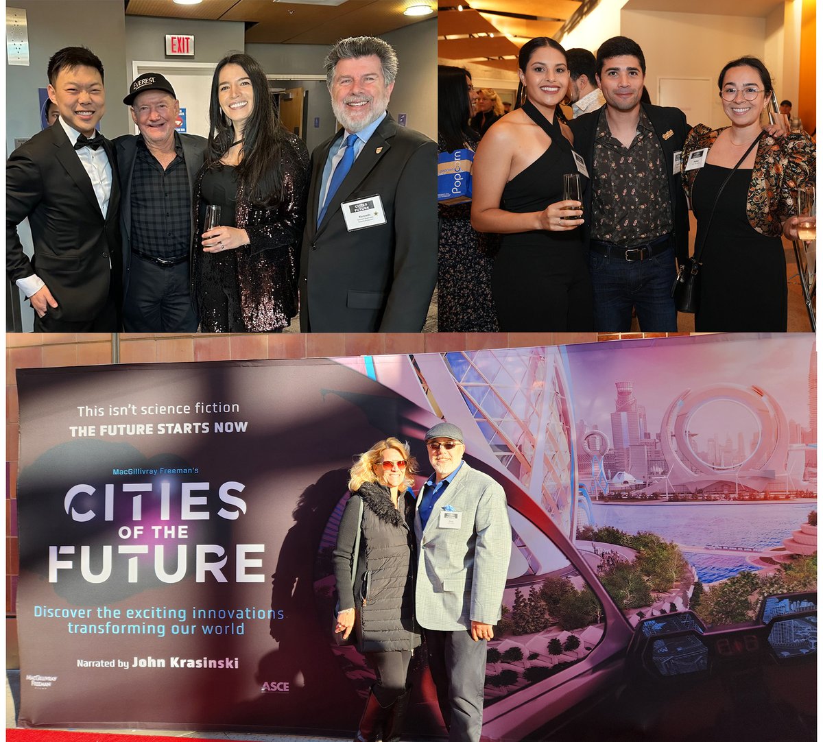 Cities of the Future is here! #Ardurra’s own Dino D'Emilia, Kenneth Rosenfield, P.E., F. ASCE, and Andrea Mosqueda, PE attended an exclusive IMAX 3D screening of Cities of the Future – ASCE’s newest feature film!