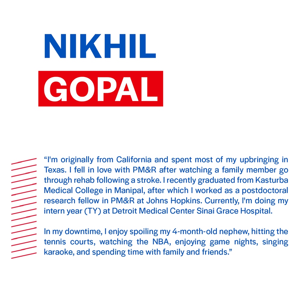 Happy Thursday to all and, to our third newest resident from our most recent #MatchDay, Nikhil Gopal! Welcome to KU PM&R, Nikhil! . . . #KUMed #KUSchoolOfMedicine #KUMC #MatchDay2024 #MatchDay24 #PMRResidents #PMRResidency #MedEd