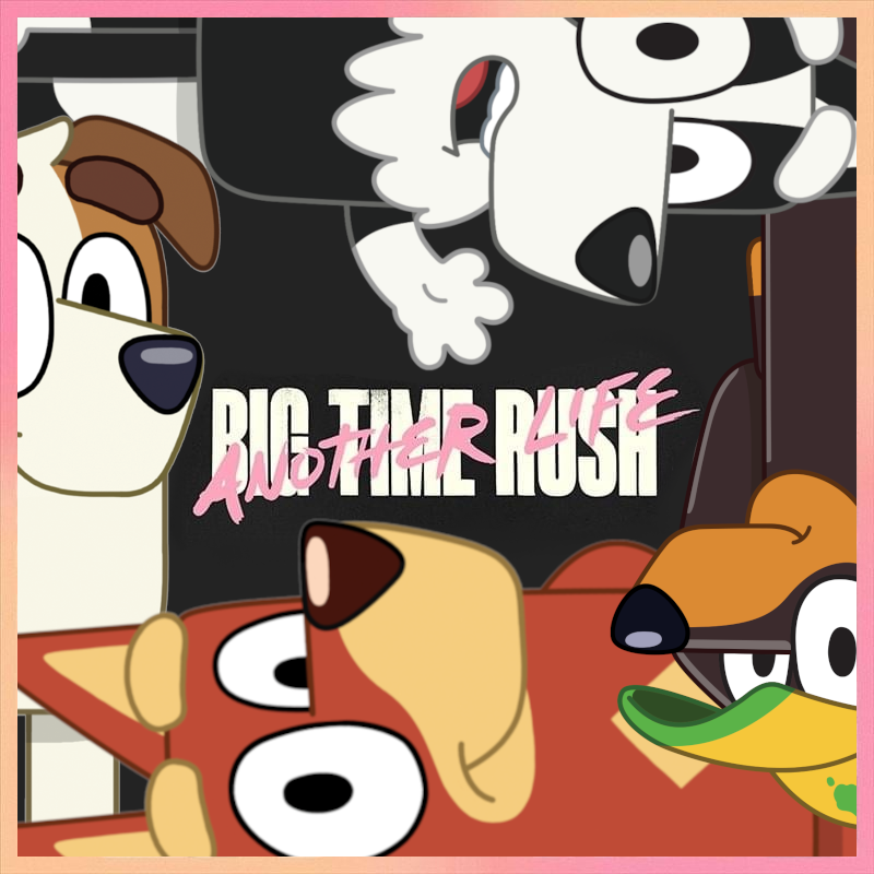 Happy #BTRDay2024!

Here are some Bluey-fied versions of Big Time Rush album covers I've made many months ago
#Bluey