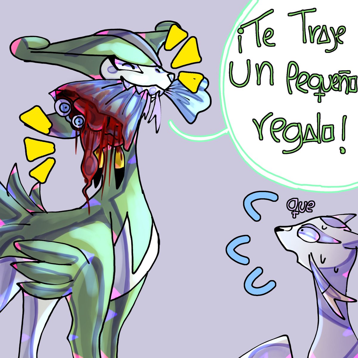 PokeClassicPew's tweet photo. "Little gift!"

Dibujo basado en el pokecuento: Record of Ragnarok

#pokemon #pokemonart #pokemondrawing https://t.co/7uQnX7RHfZ