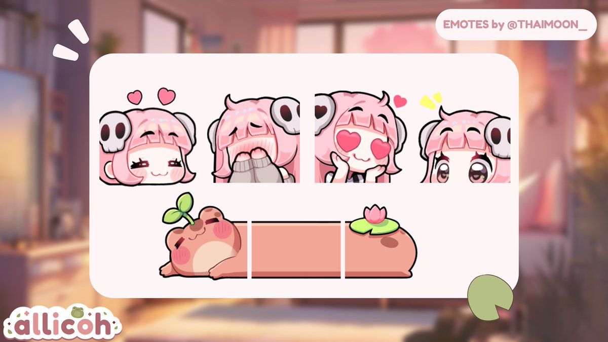 🌱 new emotes! ‧ ₊˚   

✿ drawn by <a href="/thaimoon_/">thai</a>