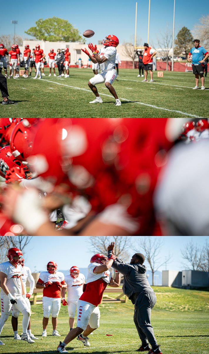 Practice 5⃣ in the books 🐺 #GoLobos | #EarnedNotGiven