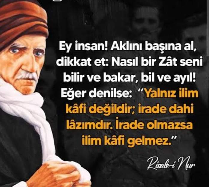 İnsanın vazife-i fıtriyesi; taallümle tekemmüldür, dua ile ubudiyettir.

(Sözler, Risale-i Nur) 
#narçiçeği 
#FreeGaza #riselainur #Kudüs
