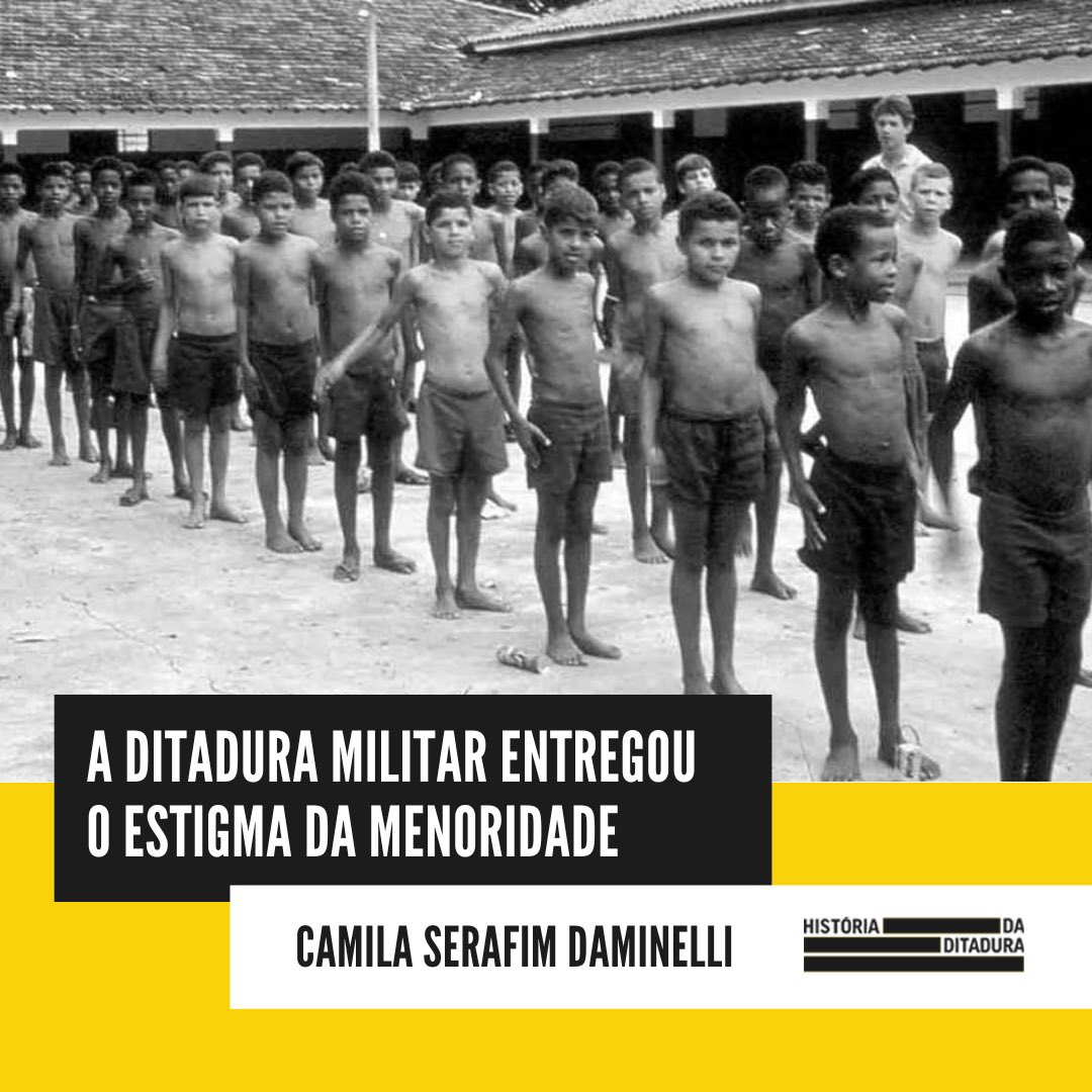 A historiadora Camila Serafim Daminelli analisa a experiência da Funabem na gestão das políticas sociais para as infâncias e juventudes brasileiras. A entidade, criada pela ditadura militar em 1964, gestou a menoridade como estigma ainda vigente.

👉🏽 bit.ly/49jtQWY