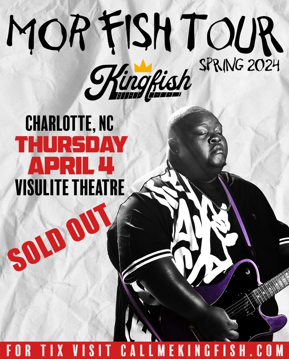 TONIGHT @callmekingfish will be at the @VisuliteTheatre with special guest Dylan Triplett! 7:00 doors | 8:00 show | SOLD OUT!