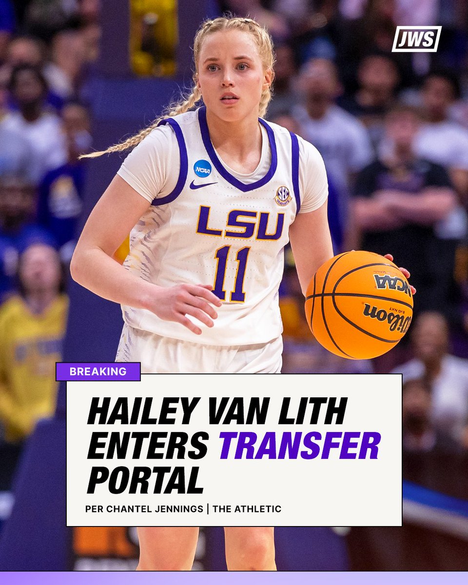 Hailey Van Lith has entered the transfer portal after one season at LSU, per @ChantelJennings.