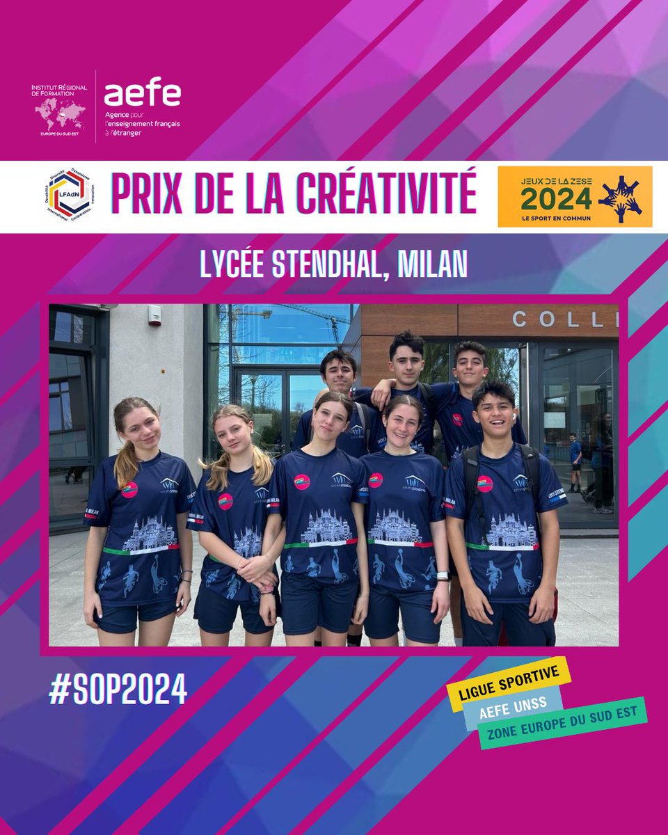 ZESE_AEFE_UNSS's tweet photo. 🏆 Palmarès JEUX DE LA ZESE 2024 au @AdnLycee ! 

📜Pour cette 2ème édition, des prix spéciaux décernés aux différentes équipes ! 

Merci au @LotiLycee pour la confection des trophées éco-responsables ! 

Bravo à tous ! 

#AEFEsport #SOP2024 https://t.co/FvJaq6BCBf