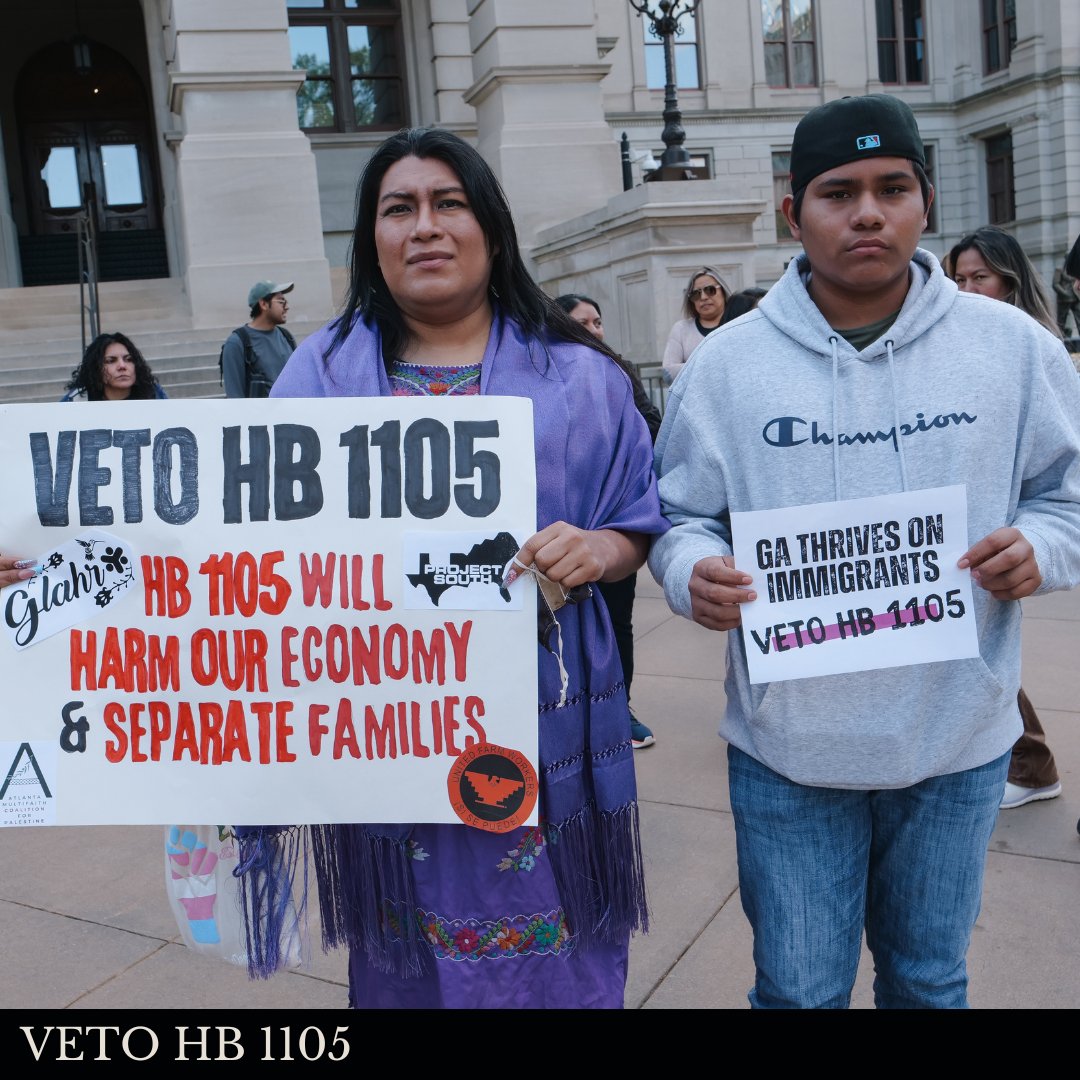 GLAHR along with others delivered 5,000+ letters to Gov. Kemp, urging a veto on HB 1105, which threatens GA’s vital immigrant community.  #vetoHB1105 @GovernorKemp