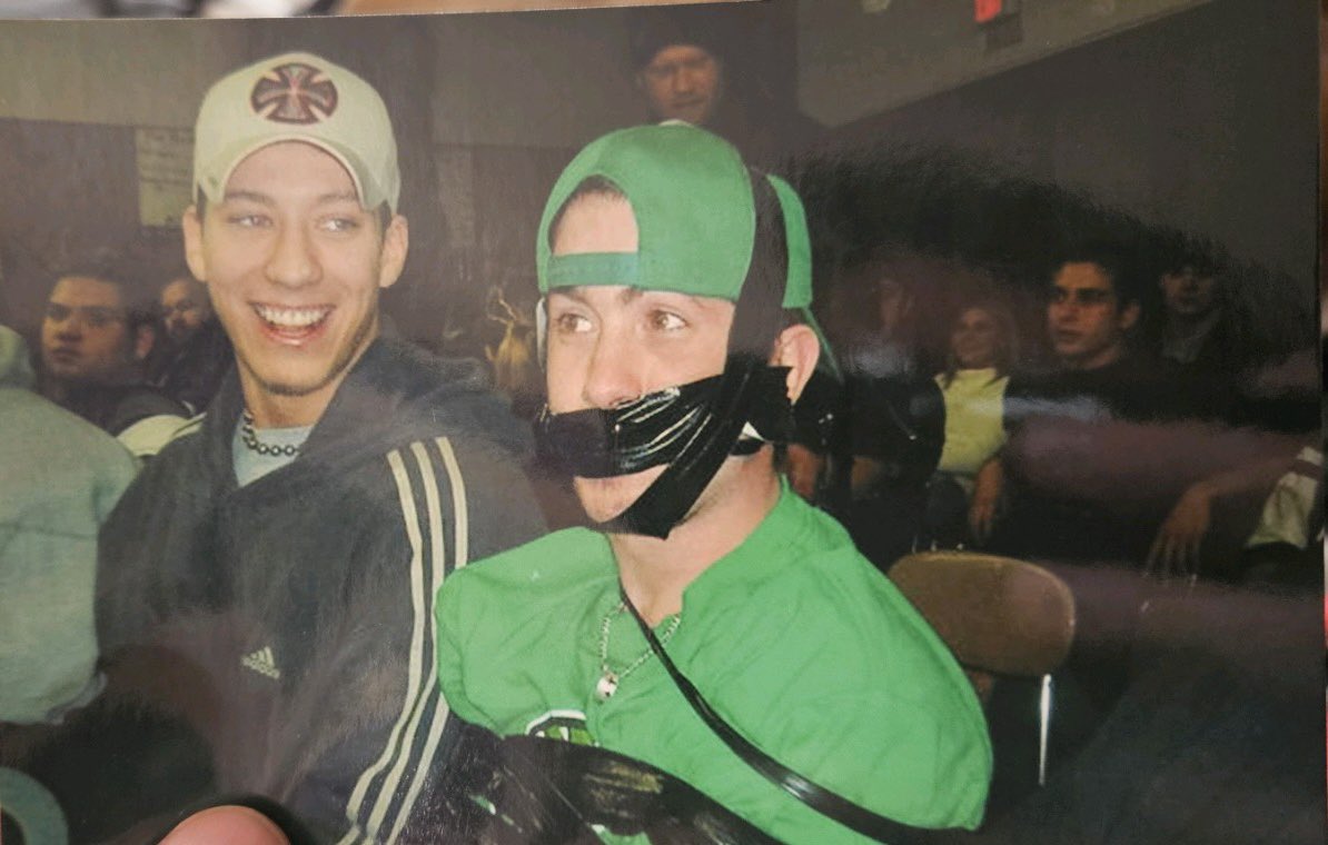 2003 independent wrestling was really fun. This was at my home promotion’s Christmas party.